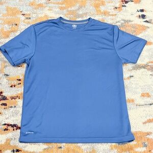 Short sleeve blue sport Dri Fit gym athletic workout shirt size small men's top